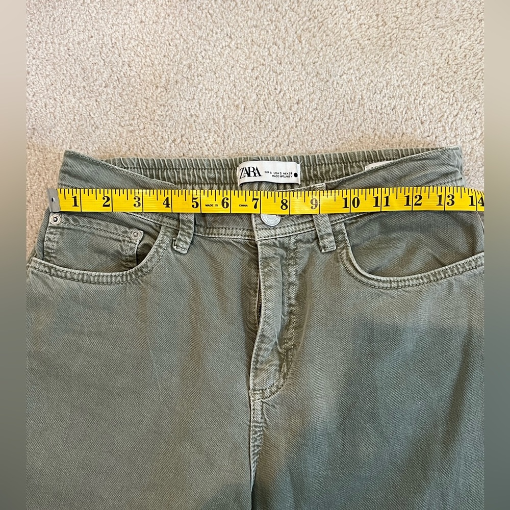 Zara The Mercer Jogger In Green Size S, 26 - image 5